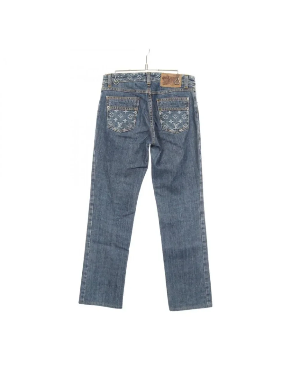 Louis Vuitton Denim Pants Monogram Cotton Jeans